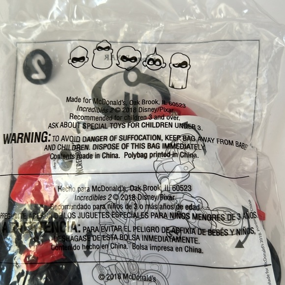 McDonalds Happy Meal Toys Incredibles 2 Lot of 3 - Picture 3 of 5
